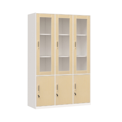 Tủ sắt cánh gỗ-TU09K7GM